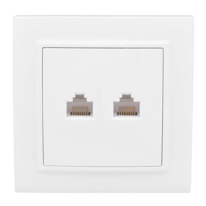 Изображение Розетка компьютерная 2-м СП Минск RJ45 бел. EKF ERK02-035-10