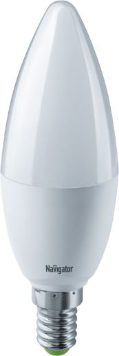 Изображение Лампа светодиодная 61 325 NLL-C37-8.5-230-4K-E14-FR 8.5Вт свеча матовая 4000К нейтр. бел. E14 680лм 176-264В Navigator 61325