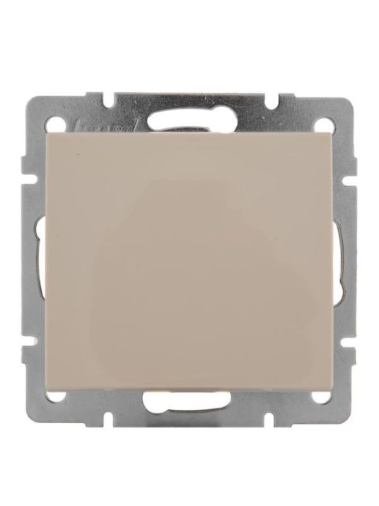 Изображение Выключатель 1-кл. СП Rain IP20 механизм крем. LEZARD 703-0388-100