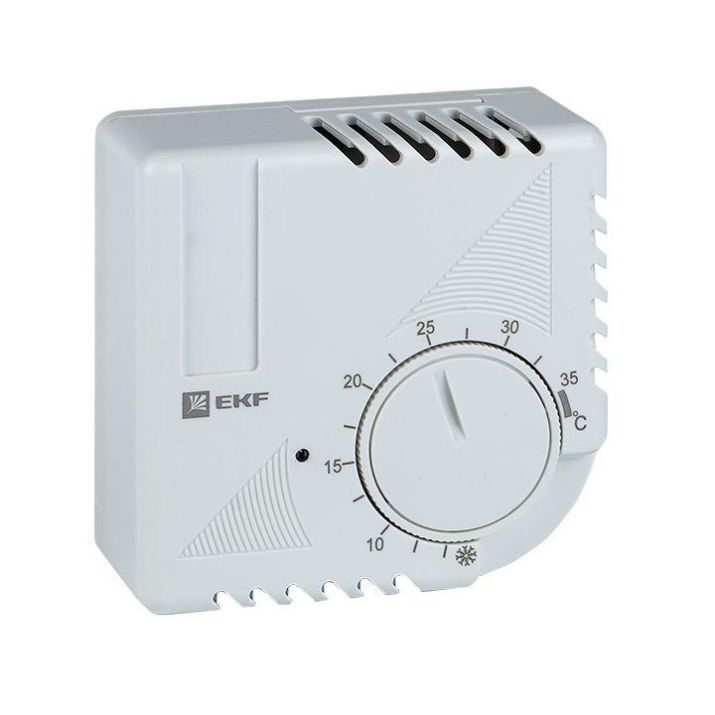 Изображение Термостат NO/NC (охлаждение/обогрев) накладной 16А 230В IP20 PROxima EKF thermo-no-nc-wall