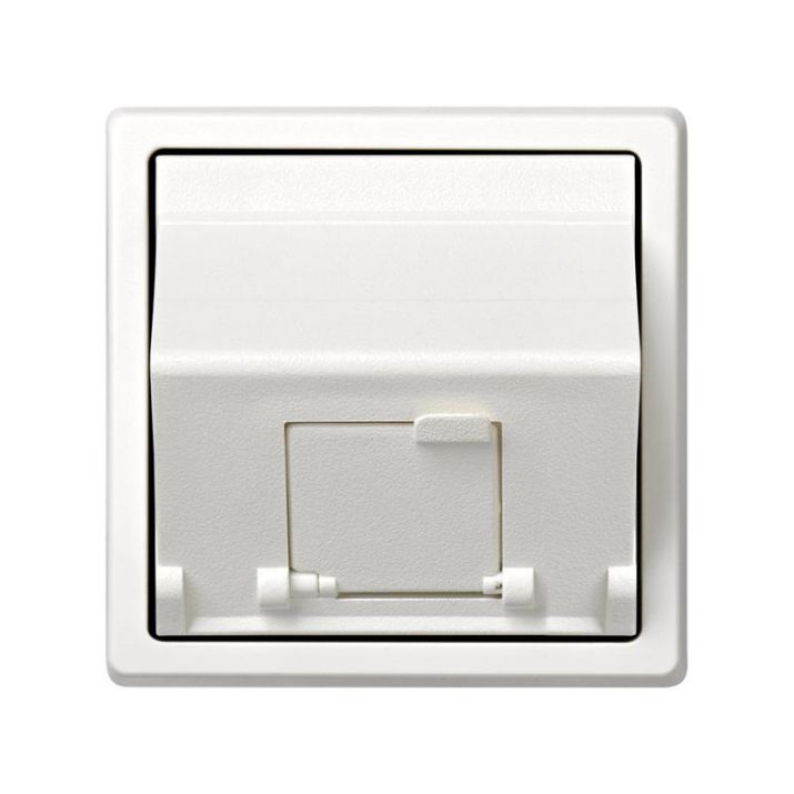 Изображение Адаптер на 1 RJ45(12) коннектор 75528; 75540; 75541; 75544-39 наклонный Simon73 Loft бел. 73085-60