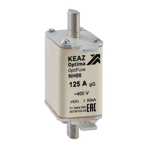 Изображение Вставка плавкая OptiFuse NH00 80 400AC 0 gG УХЛ3 КЭАЗ 144616
