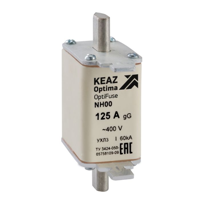 Изображение Вставка плавкая OptiFuse NH00 80 400AC 0 gG УХЛ3 КЭАЗ 144616