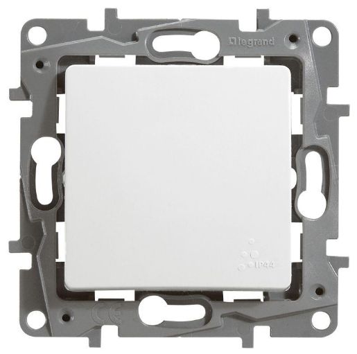 Изображение Переключатель 1-кл. СП Etika Plus 10А IP44 250В 10AX механизм бел. Leg 672200