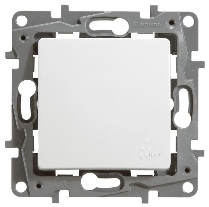 Изображение Переключатель 1-кл. СП Etika Plus 10А IP44 250В 10AX механизм бел. Leg 672200