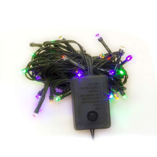 Изображение Гирлянда LD100C-GM 100 светодиод. LED 8 реж. 10м разноцв. SHLights 4607144116770