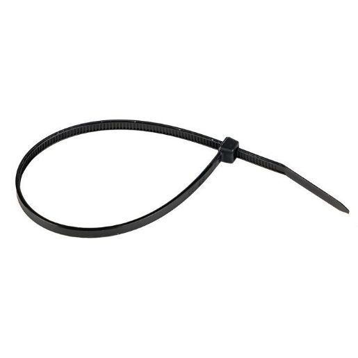 Изображение Хомут кабельный 3.6х370 нейл. черн. (уп.100шт) EKF plc-cb-3.6x370