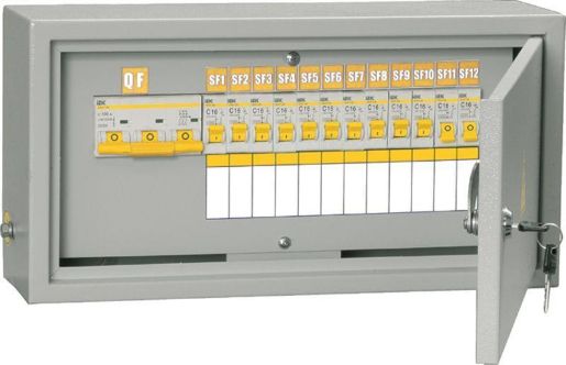 Изображение Щит ОЩВ-3-63-12-0 (ВВ63А 12х16А) IP31 IEK MSM10-3N-12-31