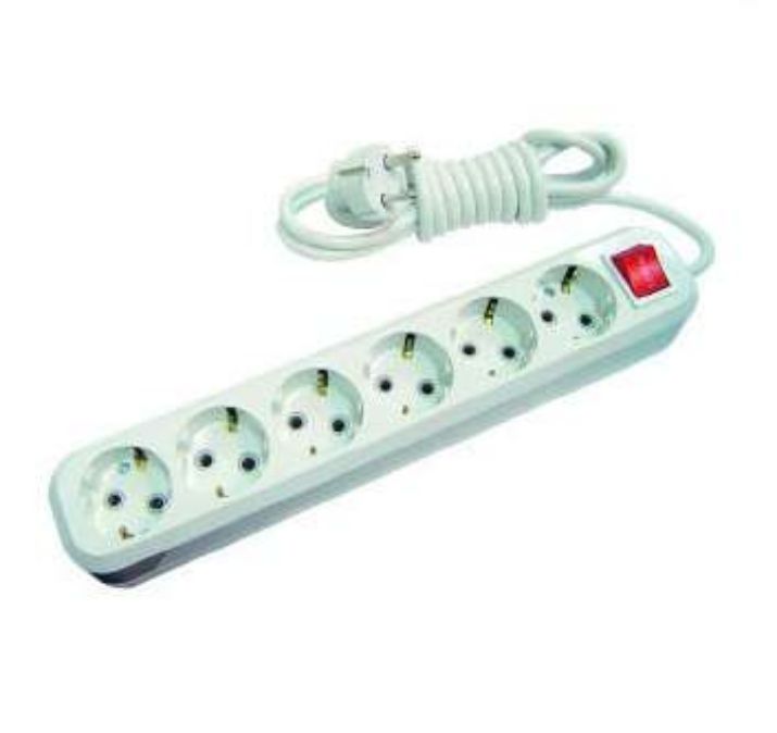 Изображение Удлинитель 6х3м с заземл. 16А IP20 с выкл. Makel MGP233