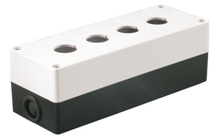 Изображение Корпус КП 104 4-м бел. для кнопок IEK BKP10-4-K01