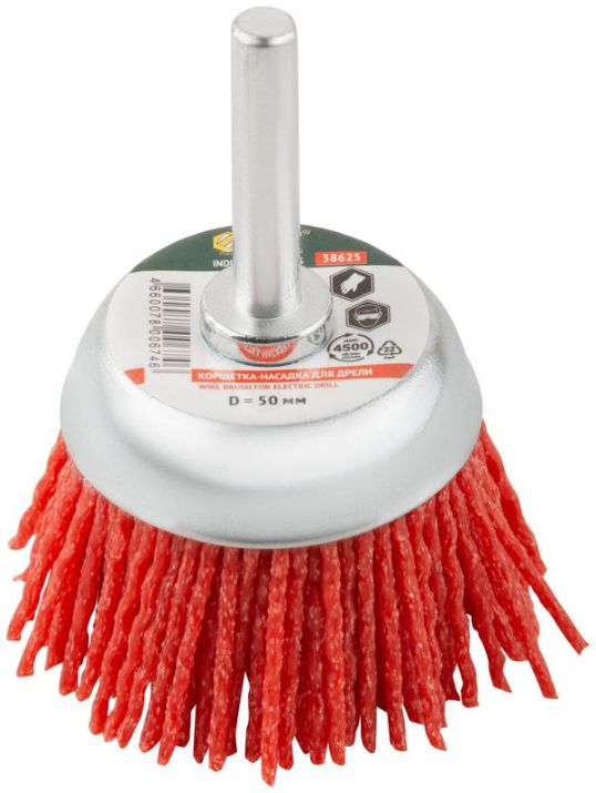 Изображение Корщетка-чашка нейлоновая со штифтом 50мм FIT 38625