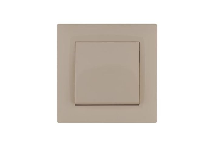 Изображение Выключатель 1-клав. Karea RIZZ крем Makel 88010001
