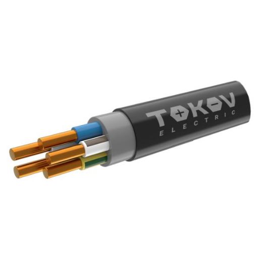 Изображение Кабель TOKOV ELECTRIC ППГнг(А)-HF 5х6 ОК (N PE) 0.66кВ (м) ТХМ00409126