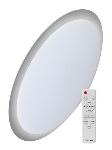 Изображение Светильник светодиодный PREMIUM GALAXY 120Вт 230В 3000-6500К 9600лм IP40 560х85мм настенно-потолочный управляемый с пультом ДУ КОСМОС KSGala120W