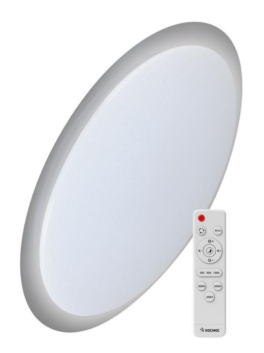 Изображение Светильник светодиодный PREMIUM GALAXY 120Вт 230В 3000-6500К 9600лм IP40 560х85мм настенно-потолочный управляемый с пультом ДУ КОСМОС KSGala120W