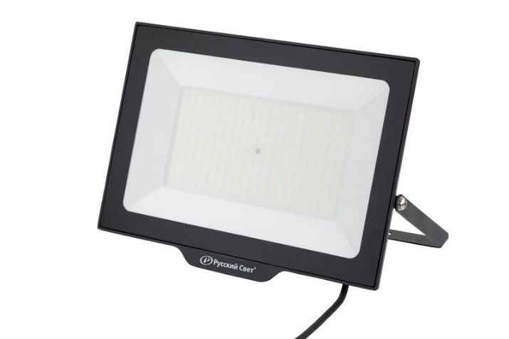 Изображение Прожектор светодиодный СДО FL 10 C 200W VW 865 BK CL 397х290х31.5мм 200Вт 6500К IP65 уличный черн. Русский Свет 15081023058