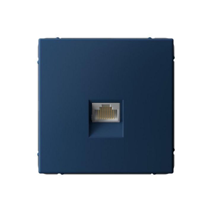 Изображение Розетка компьютерная ArtGallery RJ45 кат.6A механизм аквамарин SE GAL001186