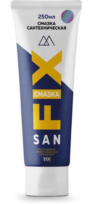 Изображение Смазка сантехническая силиконовая 250мл SANFIX RTP 40720