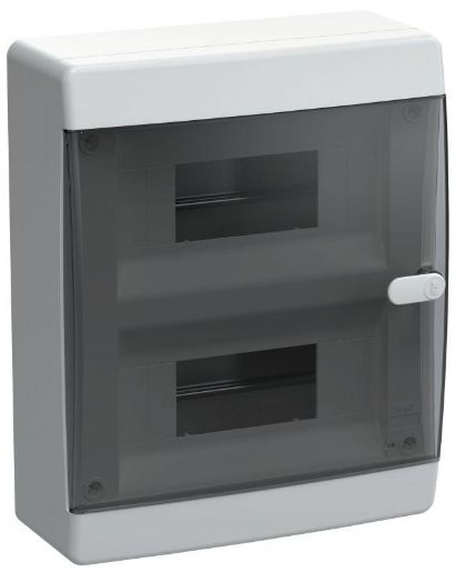 Изображение Корпус пластиковый ЩРН-П-18 IP41 черн. прозр. дверь UNION Compact IEK UIC-KP12-N-18-41-K01