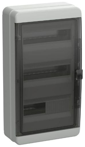 Изображение Корпус пластиковый КМПн-36 IP65 черн. прозр. дверь TEKFOR IEK TF5-KP72-N-36-65-K03-K02