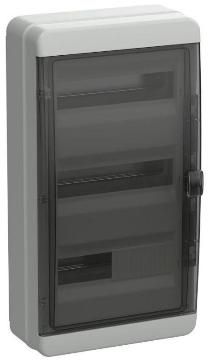Изображение Корпус пластиковый КМПн-36 IP65 черн. прозр. дверь TEKFOR IEK TF5-KP72-N-36-65-K03-K02