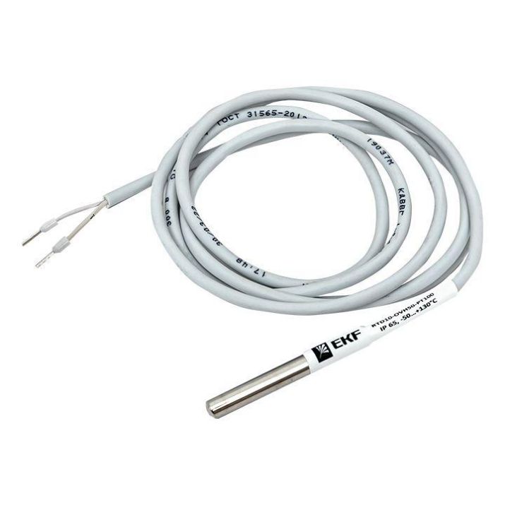 Изображение Датчик температуры в гильзе накладной 50мм EKF RTD10-OVH50-PT100