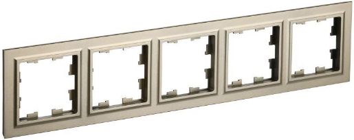 Изображение Рамка 5-м BRITE РУ-5-БрШ шампань IEK BR-M52-K37
