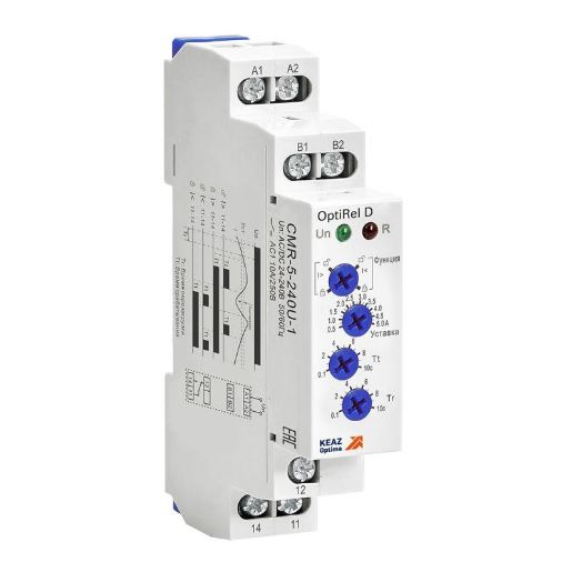 Изображение Реле контроля тока OptiRel D CMR-05-240U-1 50…500мА 10А 1СО 24-240АС/DC КЭАЗ 332025