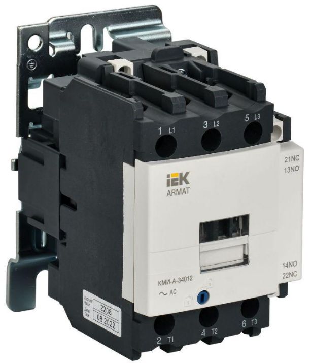 Изображение Контактор КМИ-А-34012 LC1D 40А кат. 230В AC 1НО+1НЗ AC-3 IEK AR-ACC-31-040-230-11