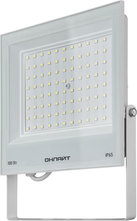Изображение Прожектор светодиодный 90 140 OFL-100-6K-WH-IP65-LED 100Вт 6000К IP65 8000лм бел. ОНЛАЙТ 90140