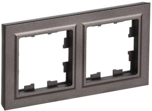 Изображение Рамка 2-м BRITE РУ-2-БрТБ бронза IEK BR-M22-K45