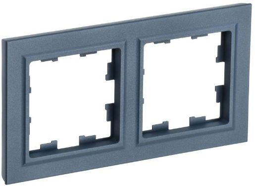 Изображение Рамка 2-м BRITE РУ-2-БрМ маренго IEK BR-M22-K35