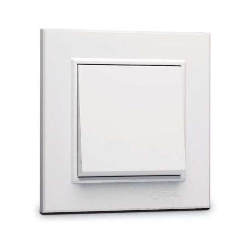 Изображение Переключатель 1-кл. СП Karea 10А IP20 бел. Makel 56001005