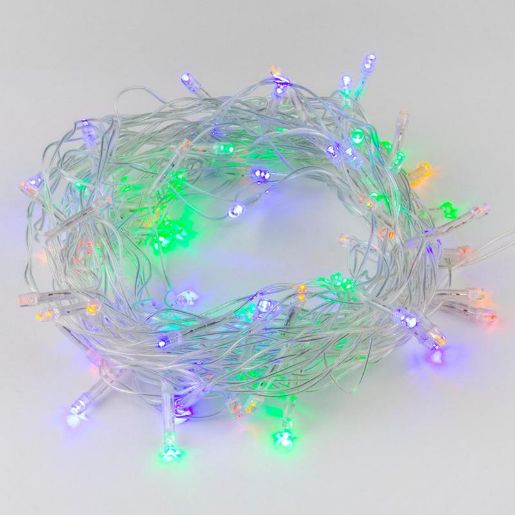 Изображение Гирлянда LED ULD-S1000-090/STA MULTI IP20 10м 90 диодов разноцвет. свет провод прозр. Uniel UL-00007179