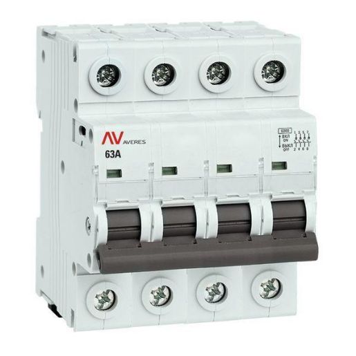 Изображение Выключатель нагрузки 4п 63A AVN AVERES EKF avn-4-63-av