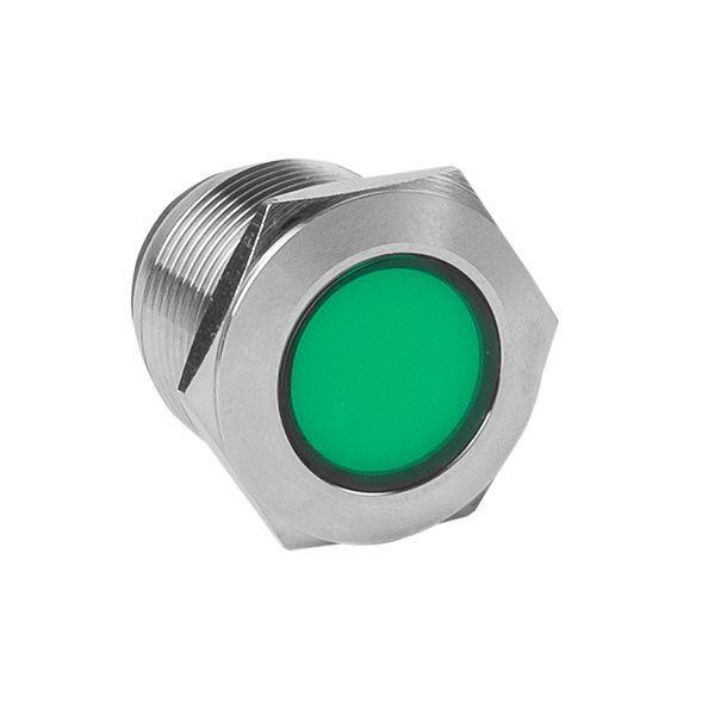 Изображение Лампа сигнальная S-Pro67 19мм зел. 24В EKF s-pro67-322