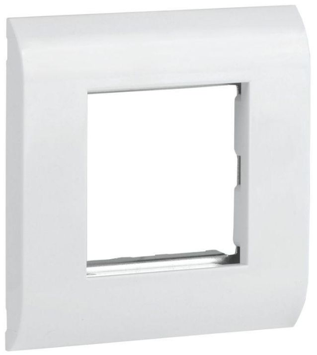 Изображение Рамка лицевая для мод. Mosaic 80х80мм метал. суппорт бел. ITK CS5-12M-M