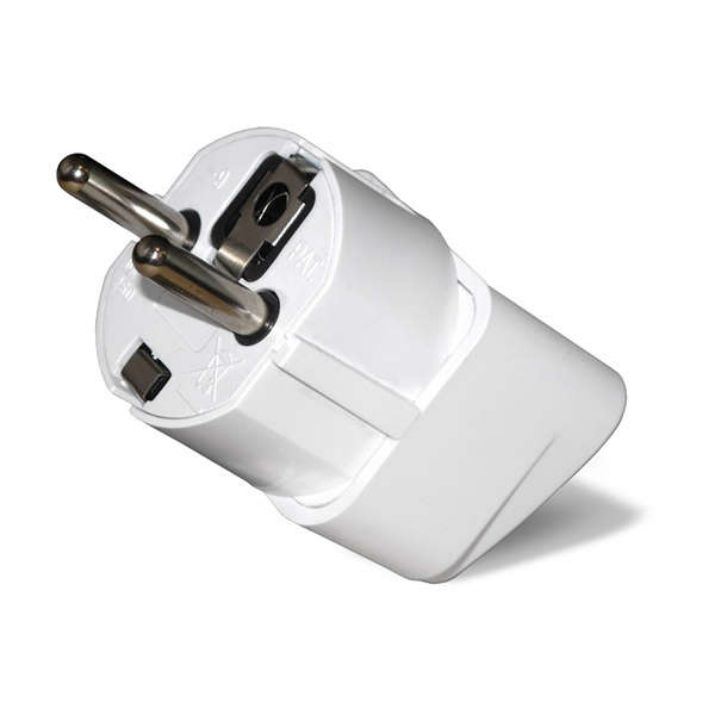 Изображение Переходник универсальный заземл. бел. 16А 250В UNIversal 1186