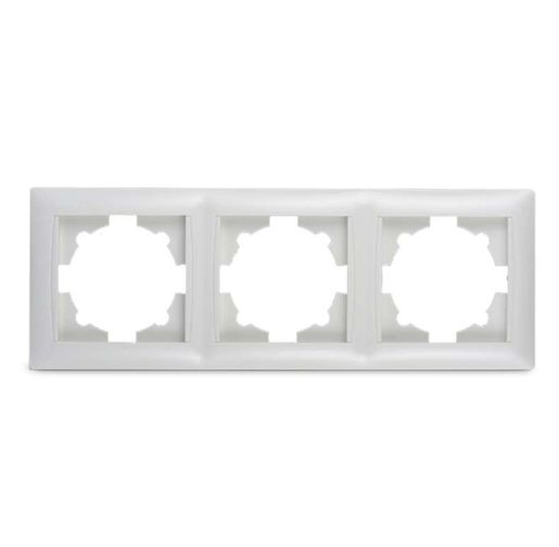 Изображение Рамка 3-м VALENZO 6303H бел. ASD / IN HOME 4690612006444