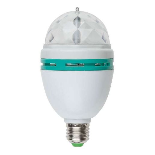 Изображение Светильник-проектор светодиод. ULI-Q301 03W/RGB/E27 WHITE VOLPE 09839