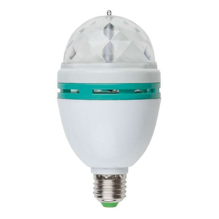 Изображение Светильник-проектор светодиод. ULI-Q301 03W/RGB/E27 WHITE VOLPE 09839