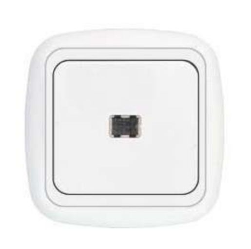 Изображение Выключатель 1-кл. СП 10А IP20 с подсветкой бел. Bylectrica С1 10-206