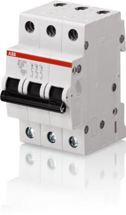 Изображение Выключатель автоматический модульный 3п C 20А 6кА SH203 C 20 ABB 2CDS213001R0204