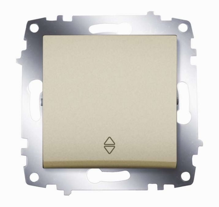 Изображение Переключатель 1-кл. СП Cosmo 10А IP20 (сх. 6) механизм титаниум ABB 619-011400-209