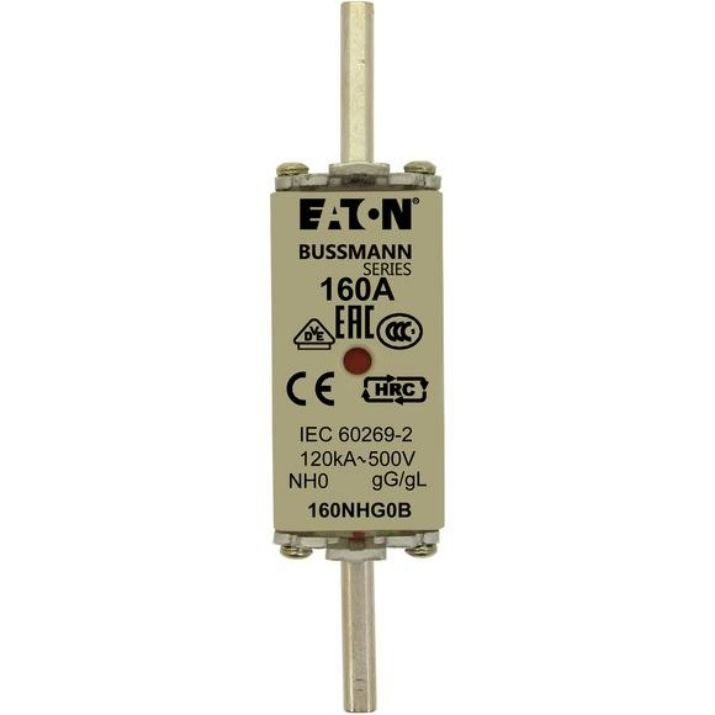 Изображение Предохранитель NH 50А 500В GL/GG 0 двойн. индикация EATON 50NHG0B