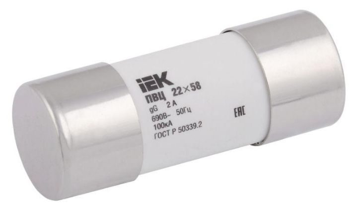 Изображение Вставка плавкая цилиндрическая ПВЦ 22х58 gG 20А IEK CFL22-020