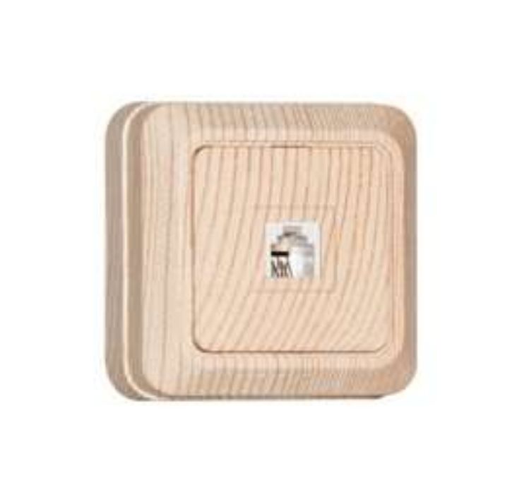 Изображение Розетка телефонная 1-м ОП Олимп сосна UNIVersal 5560872