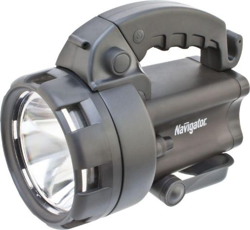 Изображение Фонарь-прожектор аккумуляторный 94 963 NPT-SP09-ACCU 1CREE 3Вт + 4LED аккум. 4В 4А.ч. NAVIGATOR 94963