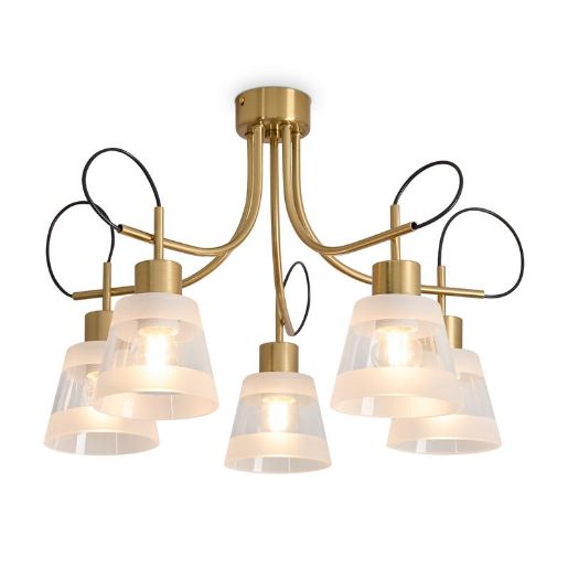 Изображение Светильник Caramel 5х60Вт E27 IP20 подвесной Freya FR5522PL-05BS