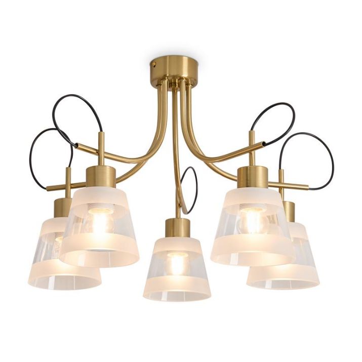 Изображение Светильник Caramel 5х60Вт E27 IP20 подвесной Freya FR5522PL-05BS